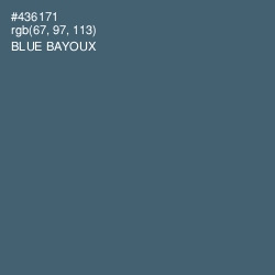 #436171 - Blue Bayoux Color Image